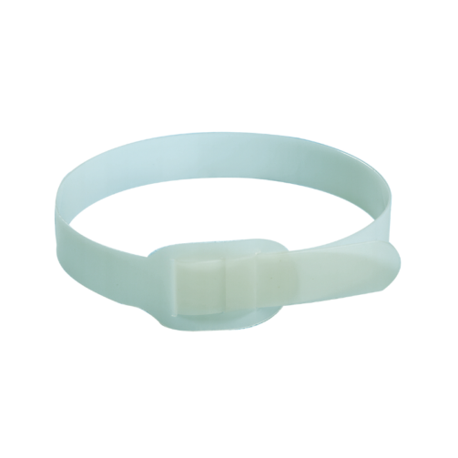 Collier blanc en plastique opaque pour carcans pour chiens